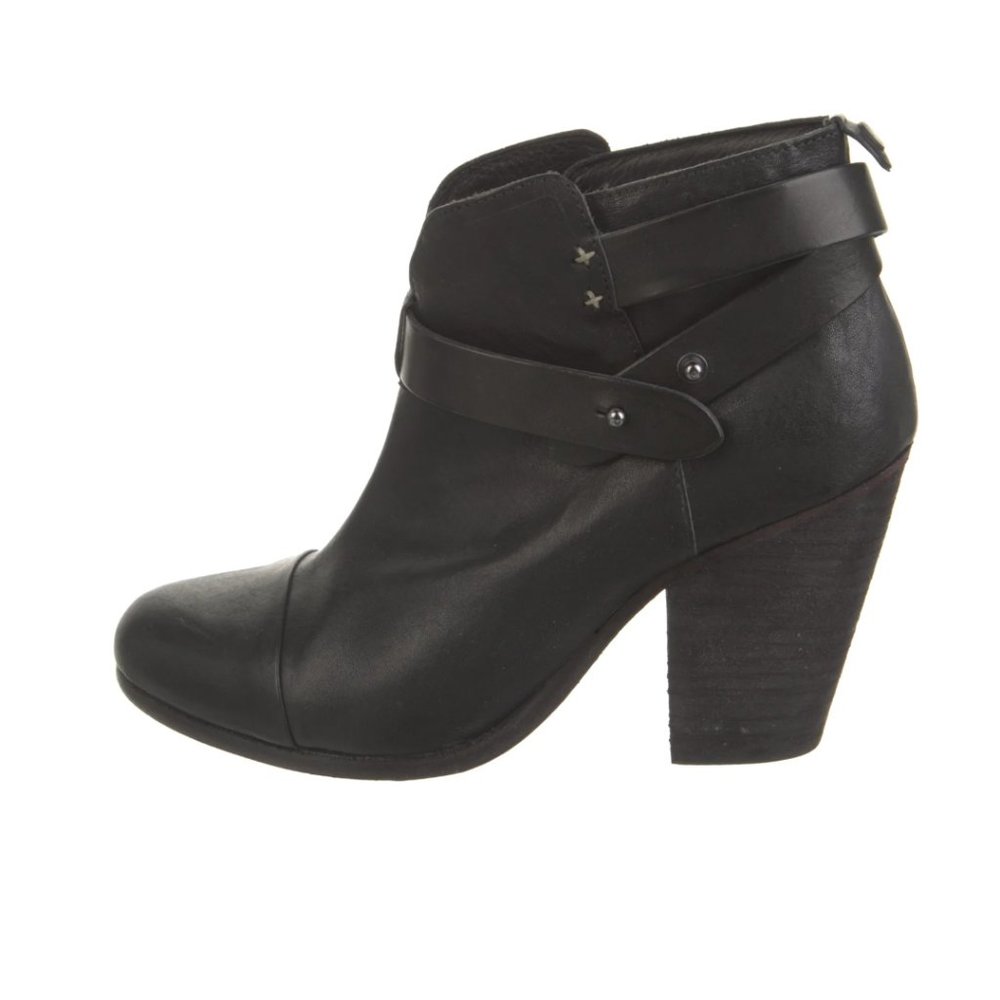 Rag & Bone Leather Ankle Harrow Boot - Size 38